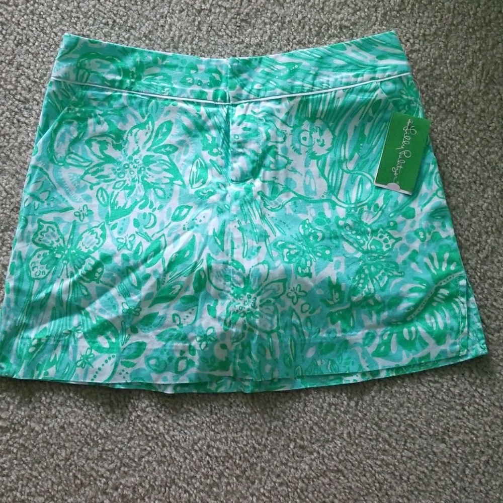 Lilly Pulitzer Aqua Skort